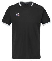 Herren Tennis-T-Shirt Le Coq Sportif Tennis T-Shirt Short Sleeve N°5 M - Schwarz