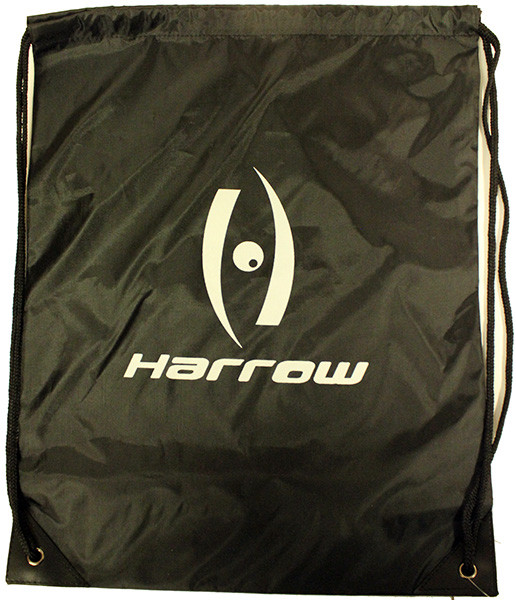 Squash Bag Harrow Drawstring Bag - black