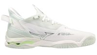 Sieviešu badmintona/skvoša apavi Mizuno Wave Mirage 5 - white/gridge/patinagreen Sieviešu badmintona/skvoša apavi Mizuno Wave Mirage 5 - white/gridge/patinagreen
