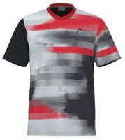 Koszulka chłopięca Head Boys Vision Topspin T-Shirt - black/print vision