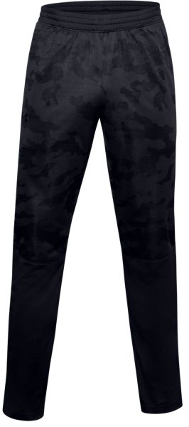 Męskie spodnie tenisowe Under Armour SportStyle Pique Track Pant Camo - black