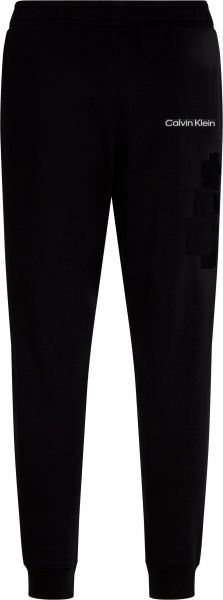 Tenisa bikses vīriešiem Calvin Klein Knit Pants - black