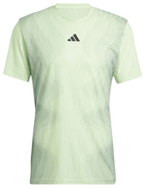 T-shirt pour hommes Adidas Tennis Airchill Pro Freelift Tee - semi green spark