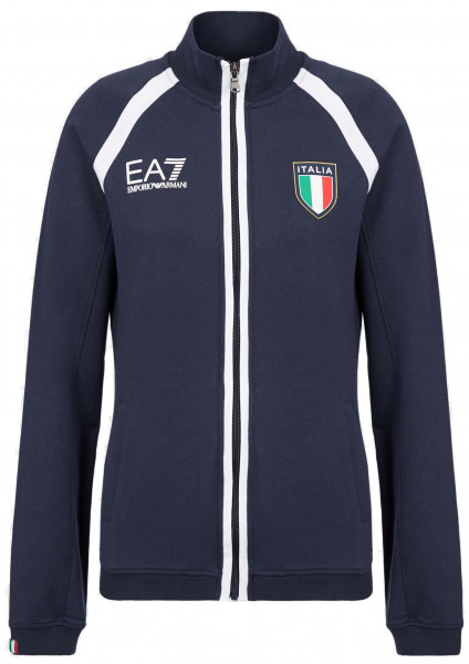  EA7 Woman Jersey Sweatshirt - navy blue