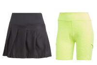 Ženska teniska suknja Adidas Pleat Skirt Pro - black/neon yellow Ženska teniska suknja Adidas Pleat Skirt Pro - black/neon yellow