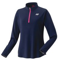 Női póló (hosszú ujjú) Yonex Roland Garros Long Sleeve Shirt - navy blue