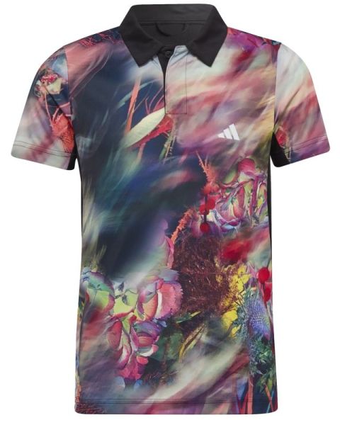 Jungen T-Shirt  Adidas Melbourne Tennis Polo Shirt - multicolor/black