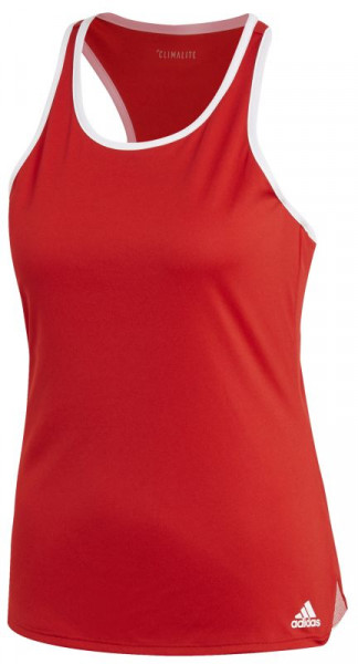 Damen Tennistop Adidas Club Tank - scarlet