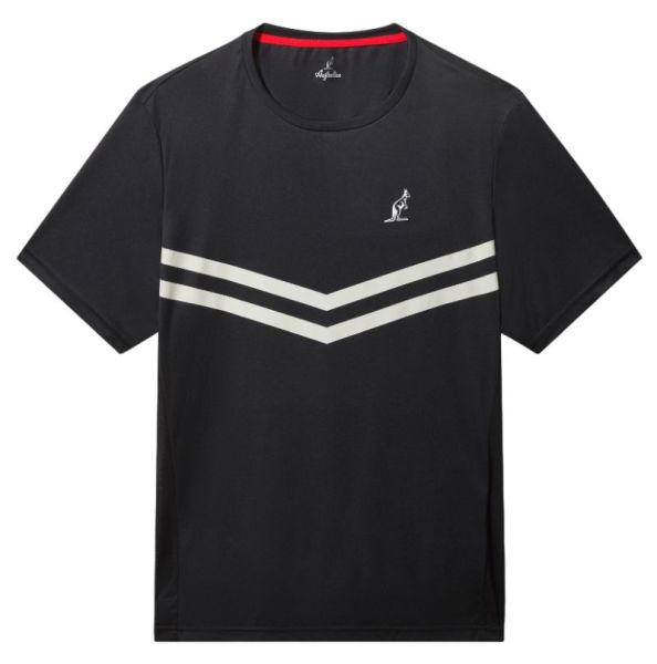 T-shirt da uomo Australian Tennis Crew Ace - Nero