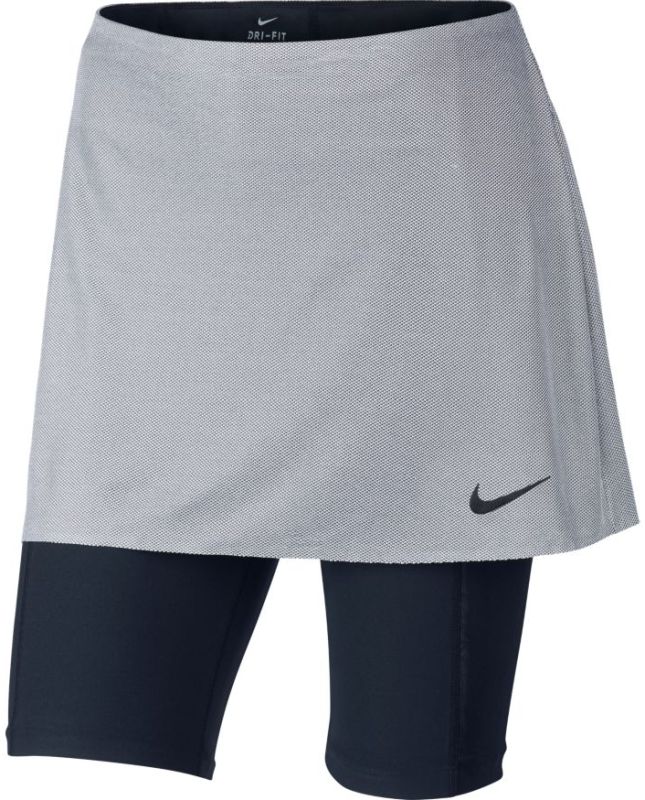 Nike Court Dry Skirt US Open mtlc platinum/black Tennis Zone