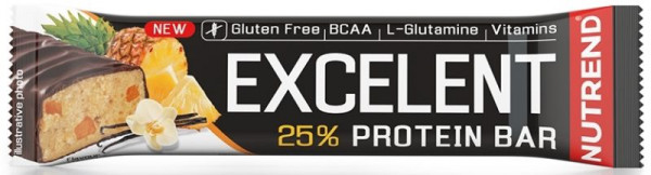  Nutrend EXCELENT PROTEIN BAR - vanilla with pineapple with real milk chocolate