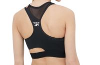 Sportski grudnjak Reebok Womens Crop Top Alura - black Sportski grudnjak Reebok Womens Crop Top Alura - black