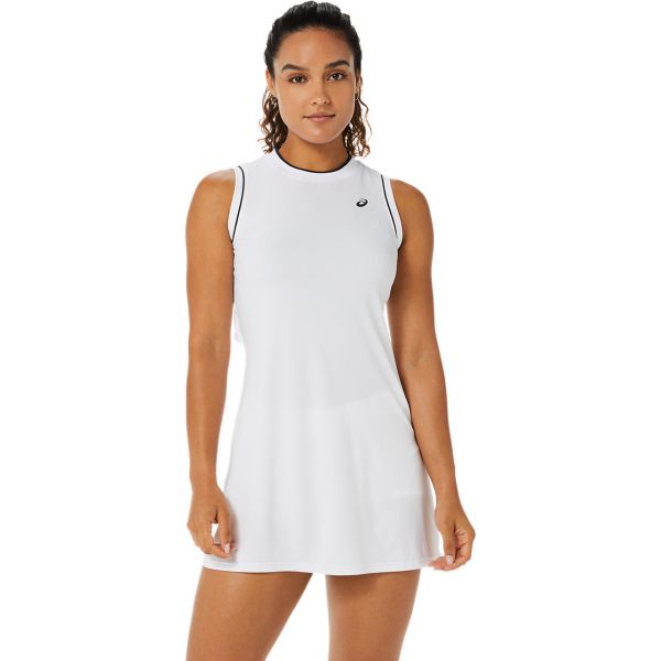 Vestito da tennis da donna Asics Court W Dress - brilliant white