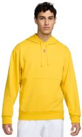 Herren Tennissweatshirt Nike Court Fleece Tennis Hoodie - vivid sulfur