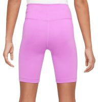Lány rövidnadrág Nike Dri-Fit One Bike Shorts - rush fuchsia/white Lány rövidnadrág Nike Dri-Fit One Bike Shorts - rush fuchsia/white