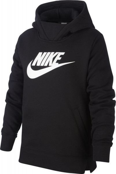 Tüdrukute džemper Nike Sportswear Pullover Hoodie - black/white