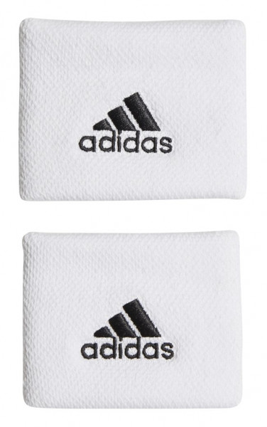 Handgelenk Frottee Adidas Tennis Wristband Small (OSFM) - white/black