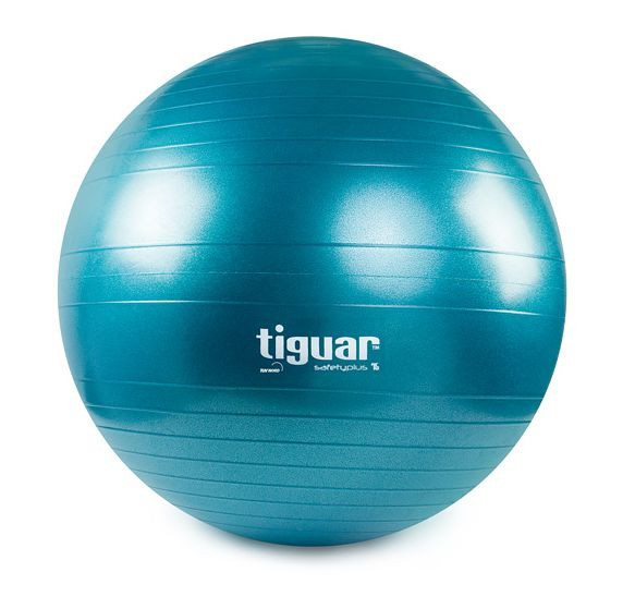 Gimnastikos kamuoliukas Tiguar Body Ball Safety Plus 75cm - blue