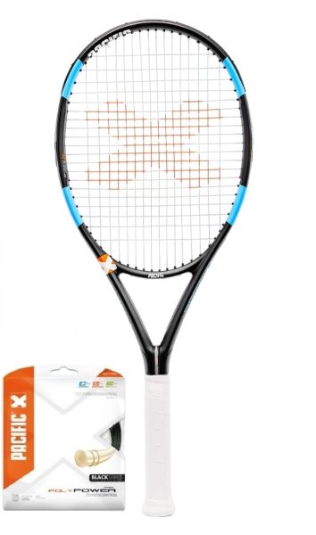 Tennisschläger Pacific BXT Raptor 107 + Besaitung