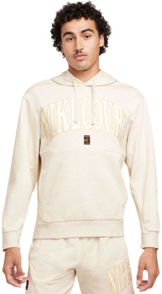 Sudadera de tenis para hombre Nike Heritage Court Fleece - Beige