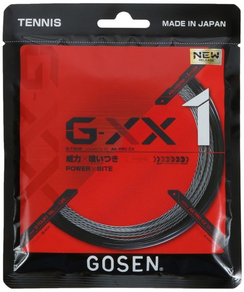Tenisový výplet Gosen G-XX 1 (12.2 m) - black