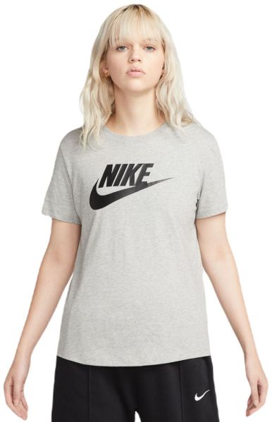 Marškinėliai moterims Nike Sportswear Essentials T-Shirt - Pilkas