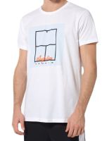 Muška majica Australian Cotton T-Shirt Tennis Court - bianco Muška majica Australian Cotton T-Shirt Tennis Court - bianco