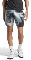 Meeste tennisešortsid Adidas Printed Tennis Short Pro - black/semi flash aqua/dash grey Meeste tennisešortsid Adidas Printed Tennis Short Pro - black/semi flash aqua/dash grey