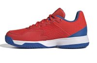 Juniorská obuv Adidas Courtflash - bright red/cloud white/bright royal Juniorská obuv Adidas Courtflash - bright red/cloud white/bright royal