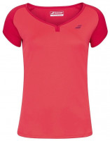 Tricouri fete Babolat Play Cap Sleeve Top Girl - tomato red