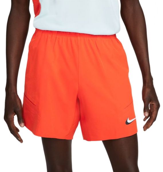 Meeste tennisešortsid Nike Court Dri-Fit ADV Slam Short - team orange/white