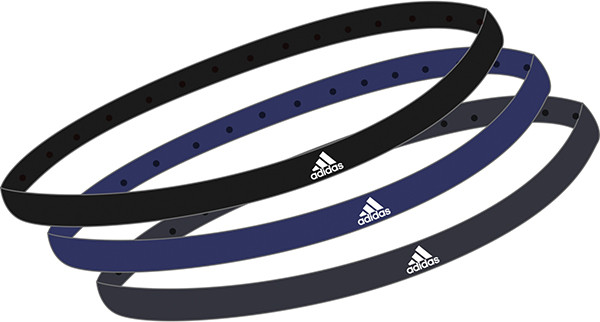  Adidas Hairband 3PP - black/mystery blue