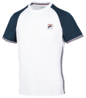 Marškinėliai berniukams Fila T-Shirt Alfie Boys - white/peacoat blue