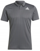 Tenisa polo krekls vīriešiem Adidas Melbourne Polo M - grey five/white