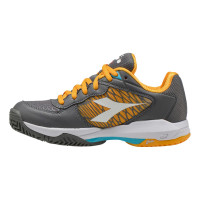 Tenisice za djecu Diadora Speed Competition 2 + Y Jr - quiet shade/white/saffron Tenisice za djecu Diadora Speed Competition 2 + Y Jr - quiet shade/white/saffron