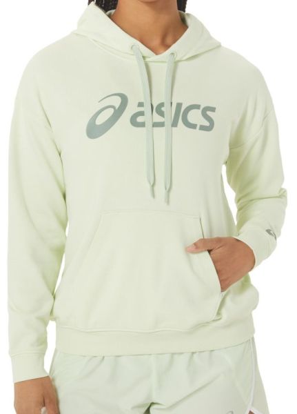 Női tenisz pulóver Asics Big Asics OTH Hoodie - whisper green/slate grey