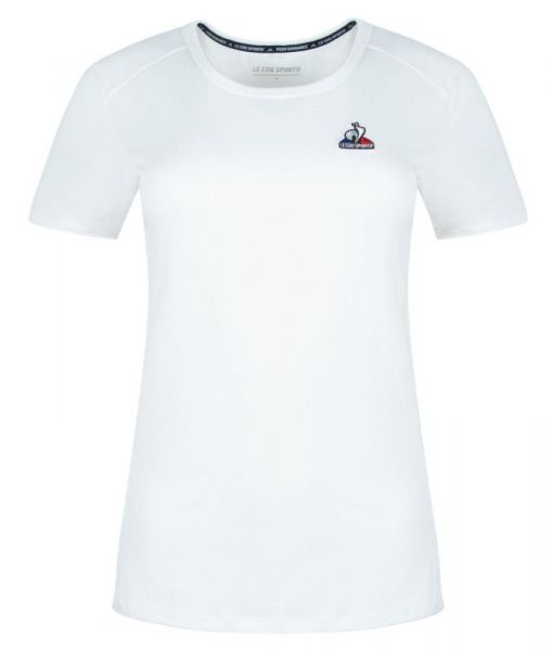 Damen T-Shirt Le Coq Sportif Training Perf Tee SS No.1 W - new optical white