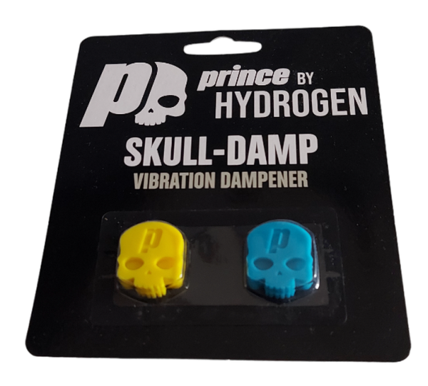 Antivibradores Prince By Hydrogen Skulls Damp Blister 2P - Amarillo, Azul