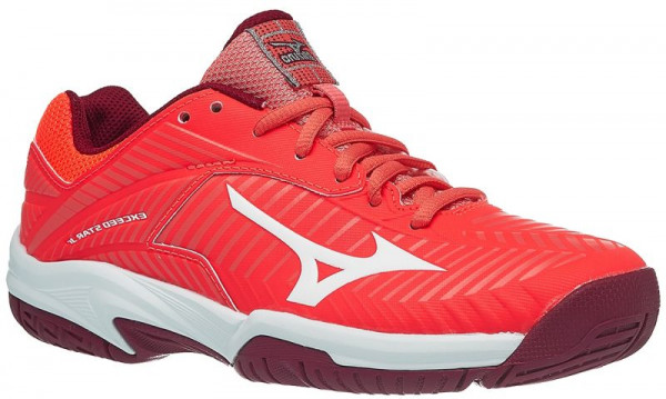 Junior shoes Mizuno Exceed Star Jr 2 AC -fiery coral/white