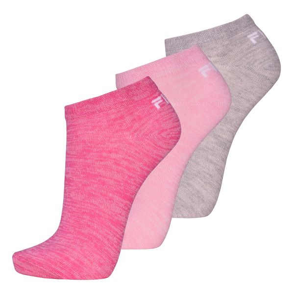 Чорапи Fila Invisible Plain Socks 3P - lady melange