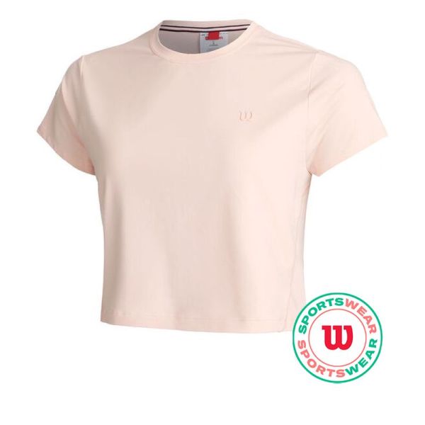 Дамска тениска Wilson T-Shirt Match Point Lite - Розов