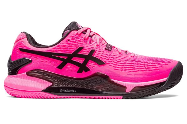 Vīriešiem tenisa apavi Asics Gel-Resolution 9 Clay - hot pink/black