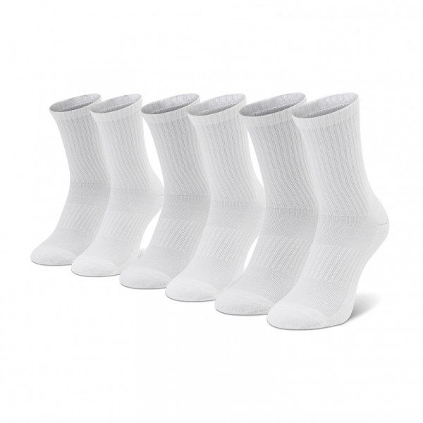 Skarpety tenisowe Under Armour Core Crew Socks 3P - white
