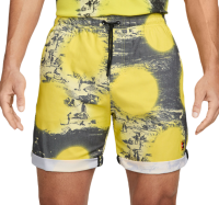 Muške kratke hlače Nike Dri-FIT Heritage Print Tennis Shorts - opti yellow