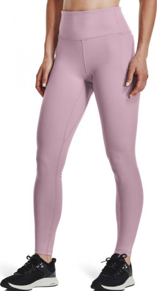 Women's leggings Under Armour Women's UA Meridian Ankle Leggings - mauve pink/metallic silver