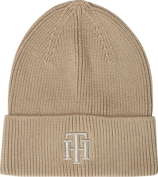 Зимна шапка Tommy Hilfiger Modern Surplus Light Rib Beanie Women - beige