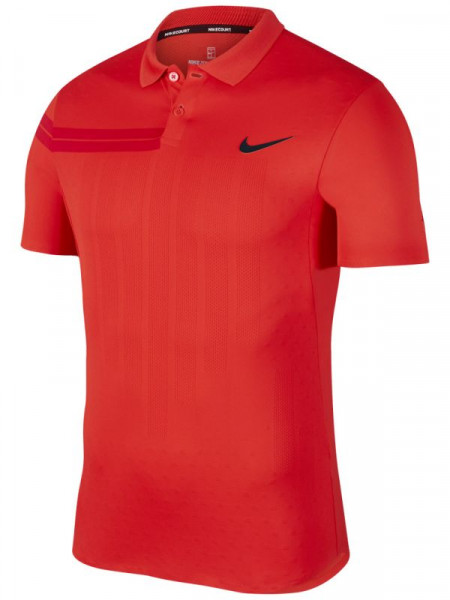 Nike Court RF Advantage Polo PS - habanero red/habanero red/gym red/black