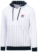 Herren Tennissweatshirt Fila Hoody Misha - white/peacoat blue stripes