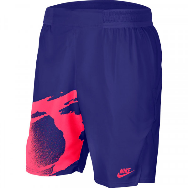  Nike Court Slam Short NY - ultramarine/solar red