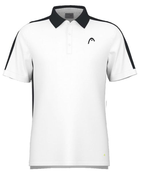 Men's Polo T-shirt Head Slice Polo Shirt - white